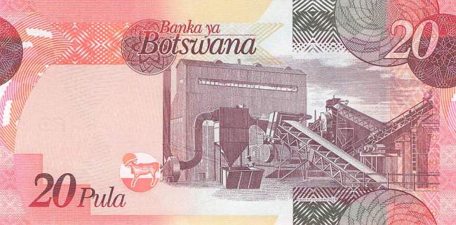Botswana p.31g 20 Pula 2019